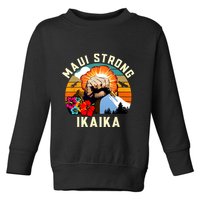 Pray For Maui Hawaii Strong Tee Apparel Matching Family Toddler Sweatshirt