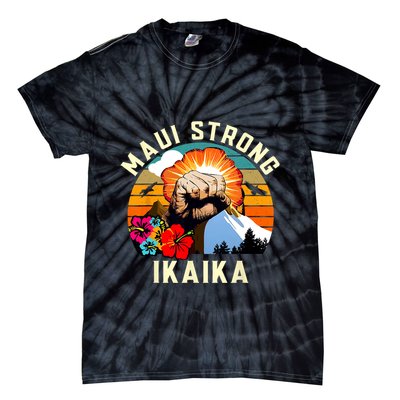 Pray For Maui Hawaii Strong Tee Apparel Matching Family Tie-Dye T-Shirt