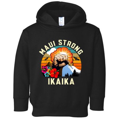 Pray For Maui Hawaii Strong Tee Apparel Matching Family Toddler Hoodie