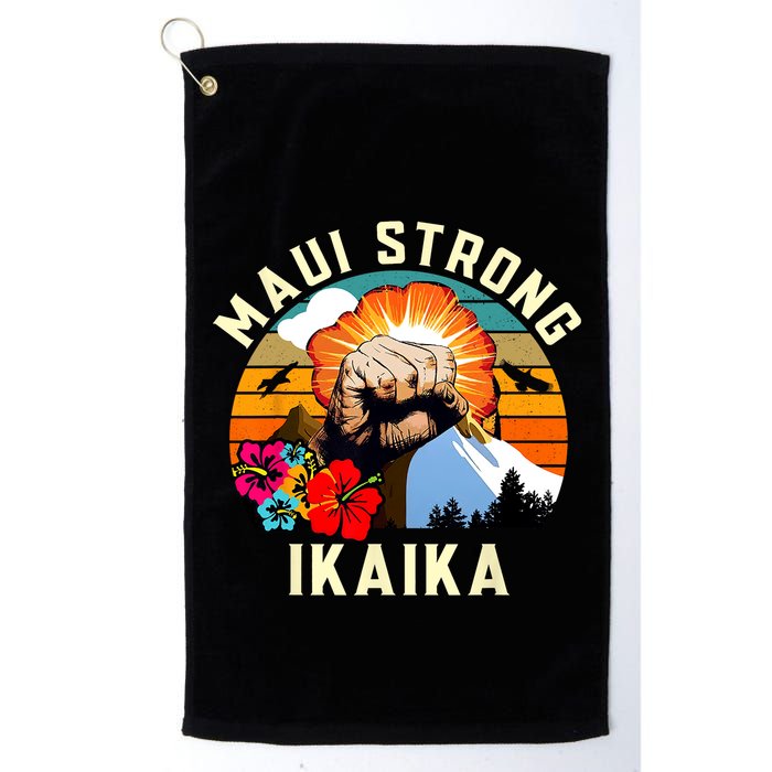 Pray For Maui Hawaii Strong Tee Apparel Matching Family Golf Towel
