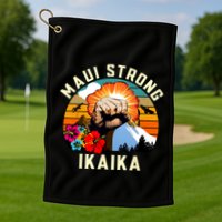 Pray For Maui Hawaii Strong Tee Apparel Matching Family Golf Towel