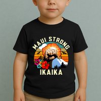 Pray For Maui Hawaii Strong Tee Apparel Matching Family Toddler T-Shirt