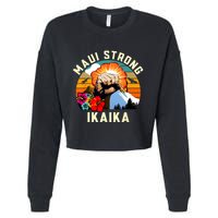 Pray For Maui Hawaii Strong Tee Apparel Matching Family Cropped Pullover Crew