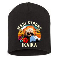 Pray For Maui Hawaii Strong Tee Apparel Matching Family Short Acrylic Beanie