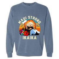 Pray For Maui Hawaii Strong Tee Apparel Matching Family Garment-Dyed Sweatshirt