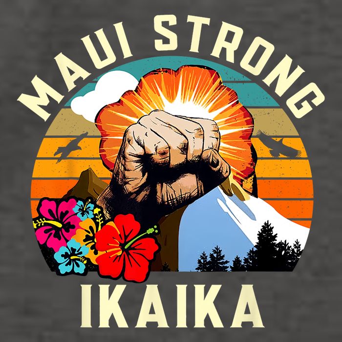 Pray For Maui Hawaii Strong Tee Apparel Matching Family Vector Backpack