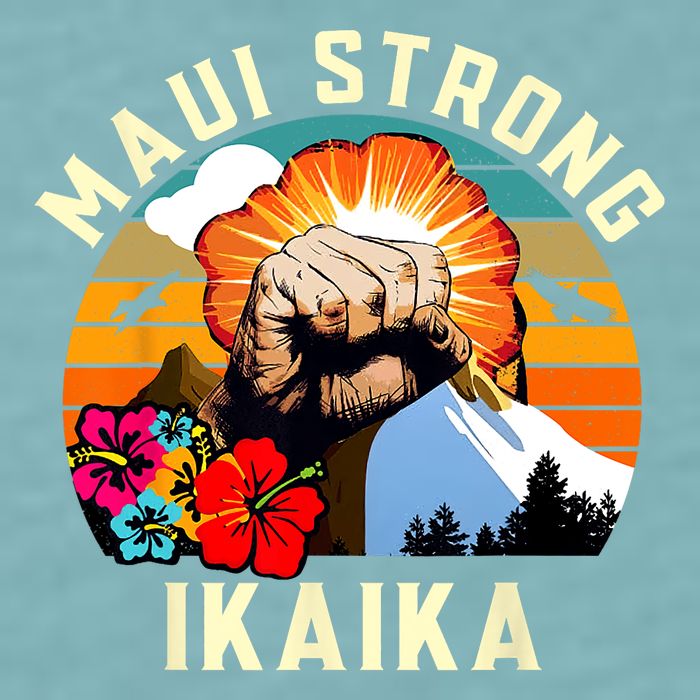 Pray For Maui Hawaii Strong Tee Apparel Matching Family Sueded Cloud Jersey T-Shirt