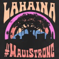 Pray For Maui Hawaii Strong Tee Apparel Matching Family Garment-Dyed Fleece Hoodie