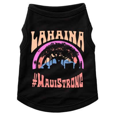 Pray For Maui Hawaii Strong Tee Apparel Matching Family Doggie Tank