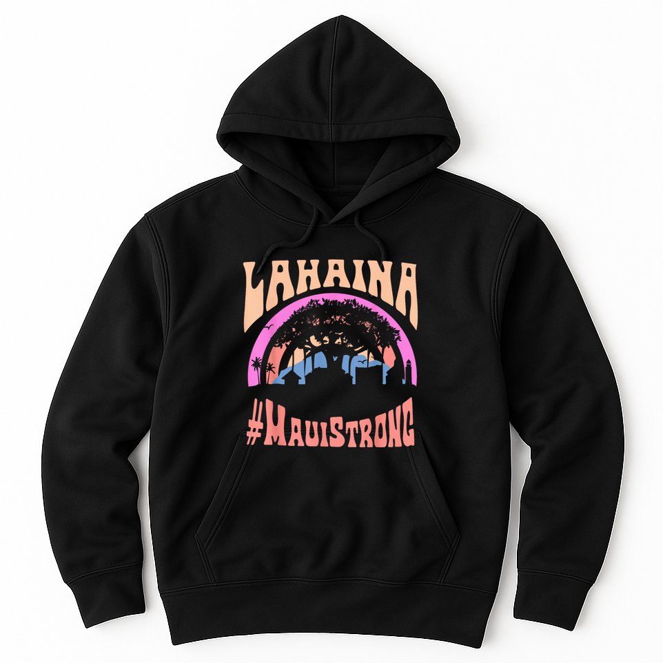 Pray For Maui Hawaii Strong Tee Apparel Matching Family Hoodie