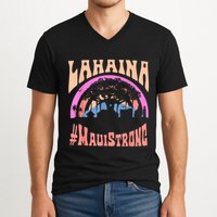 Pray For Maui Hawaii Strong Tee Apparel Matching Family V-Neck T-Shirt