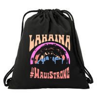 Pray For Maui Hawaii Strong Tee Apparel Matching Family Drawstring Bag