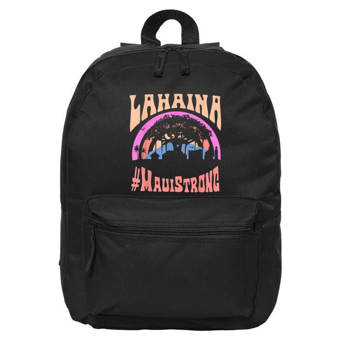 Pray For Maui Hawaii Strong Tee Apparel Matching Family 16 in Basic Backpack