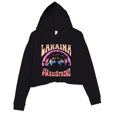Pray For Maui Hawaii Strong Tee Apparel Matching Family Crop Fleece Hoodie
