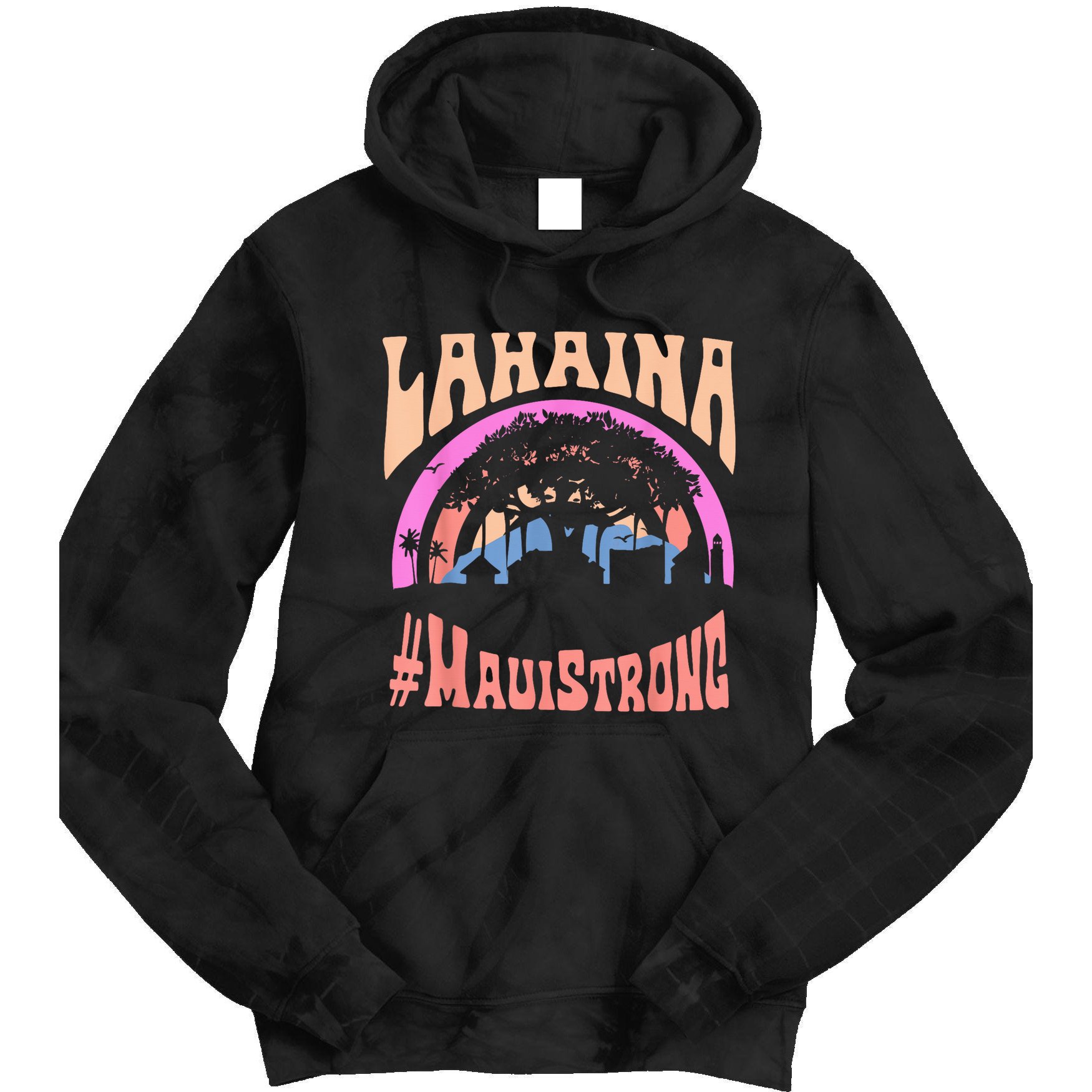 Pray For Maui Hawaii Strong Tee Apparel Matching Family Tie Dye Hoodie