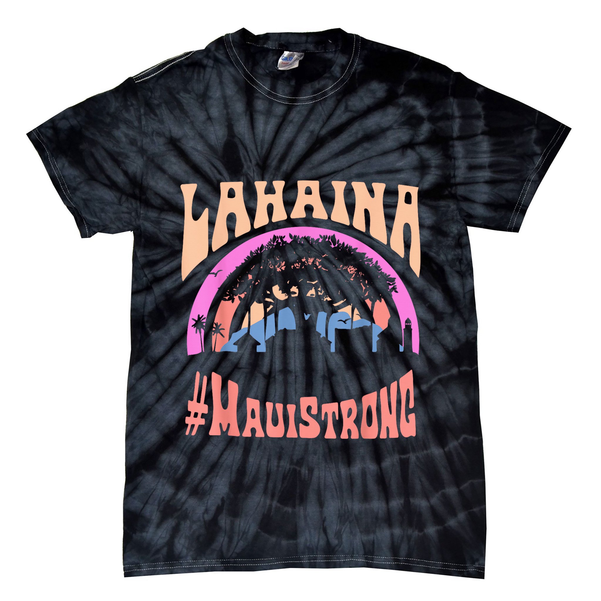 Pray For Maui Hawaii Strong Tee Apparel Matching Family Tie-Dye T-Shirt