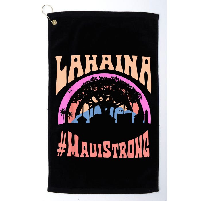 Pray For Maui Hawaii Strong Tee Apparel Matching Family Golf Towel