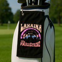 Pray For Maui Hawaii Strong Tee Apparel Matching Family Golf Towel