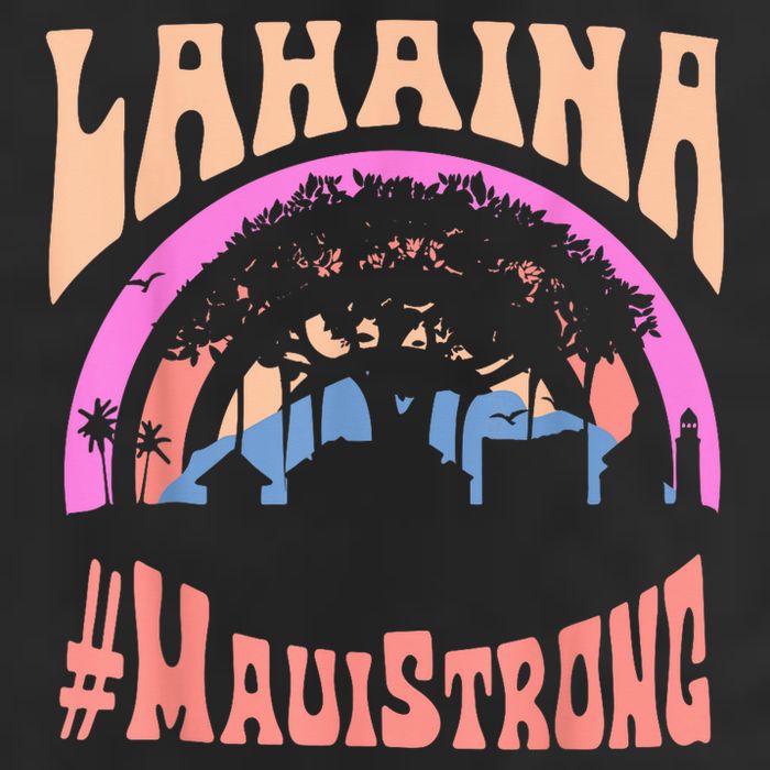 Pray For Maui Hawaii Strong Tee Apparel Matching Family Golf Towel