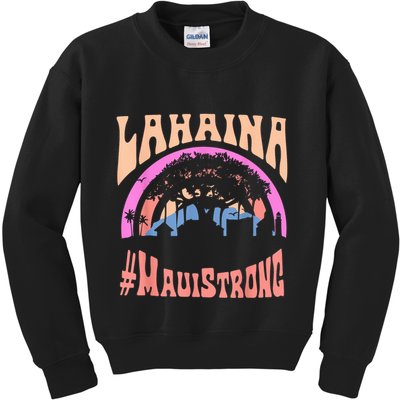 Pray For Maui Hawaii Strong Tee Apparel Matching Family Kids Sweatshirt