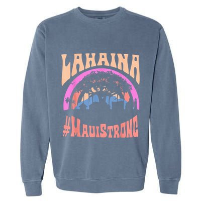 Pray For Maui Hawaii Strong Tee Apparel Matching Family Garment-Dyed Sweatshirt