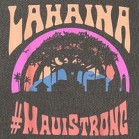 Pray For Maui Hawaii Strong Tee Apparel Matching Family Cotton Canvas Backpack