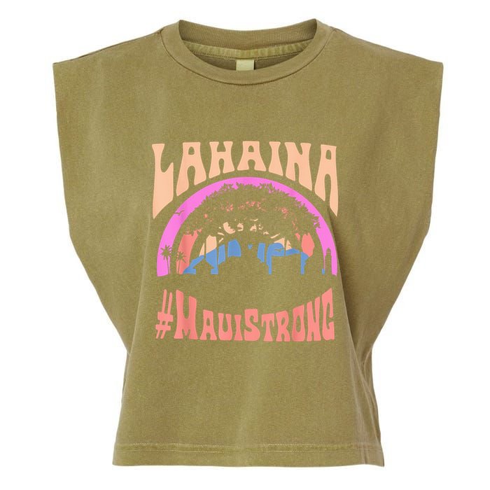 Pray For Maui Hawaii Strong Tee Apparel Matching Family Garment-Dyed Women's Muscle Tee