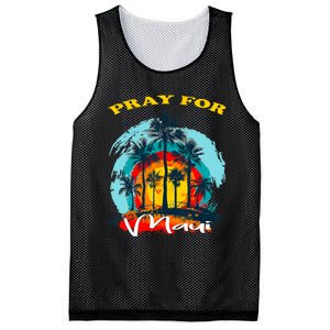 Pray For Maui Hawaii Strong Mesh Reversible Basketball Jersey Tank