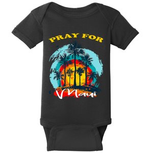 Pray For Maui Hawaii Strong Baby Bodysuit