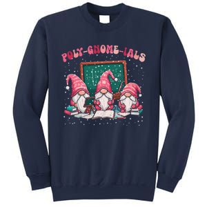 Polygnomeials Funny Math Teacher Pun Algebra Polynomial Sweatshirt