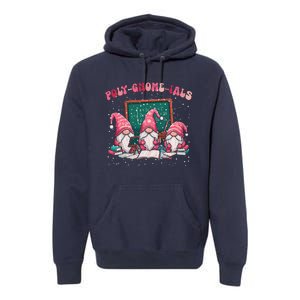 Polygnomeials Funny Math Teacher Pun Algebra Polynomial Premium Hoodie