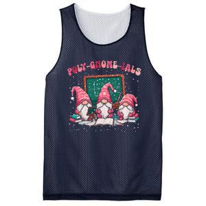 Polygnomeials Funny Math Teacher Pun Algebra Polynomial Mesh Reversible Basketball Jersey Tank