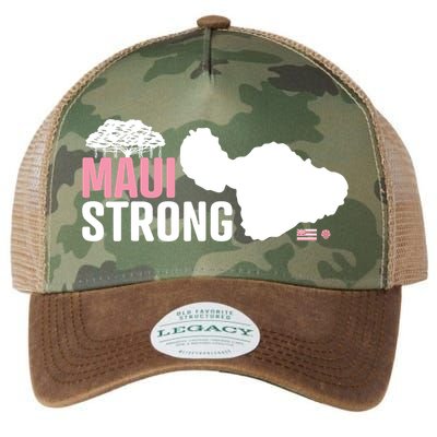 Pray For Maui Hawaii Strong Lahaina Strong Legacy Tie Dye Trucker Hat