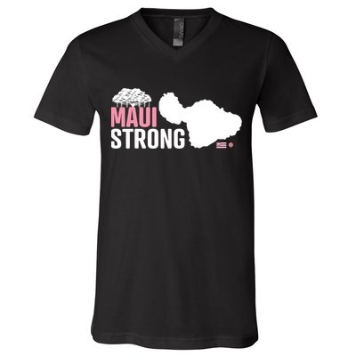 Pray For Maui Hawaii Strong Lahaina Strong V-Neck T-Shirt