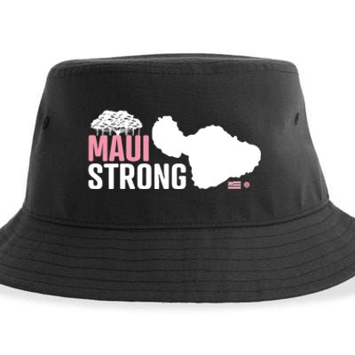 Pray For Maui Hawaii Strong Lahaina Strong Sustainable Bucket Hat