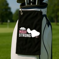 Pray For Maui Hawaii Strong Lahaina Strong Golf Towel