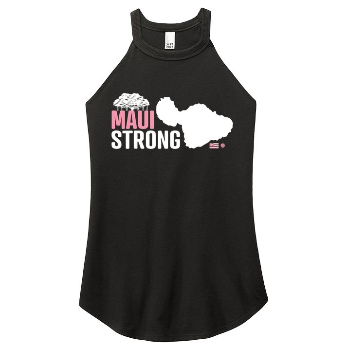 Pray For Maui Hawaii Strong Lahaina Strong Women's Perfect Tri Rocker Tank