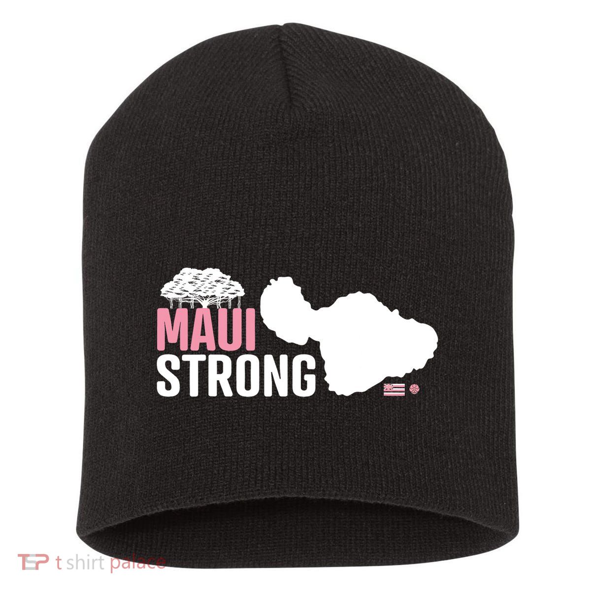Pray For Maui Hawaii Strong Lahaina Strong Short Acrylic Beanie