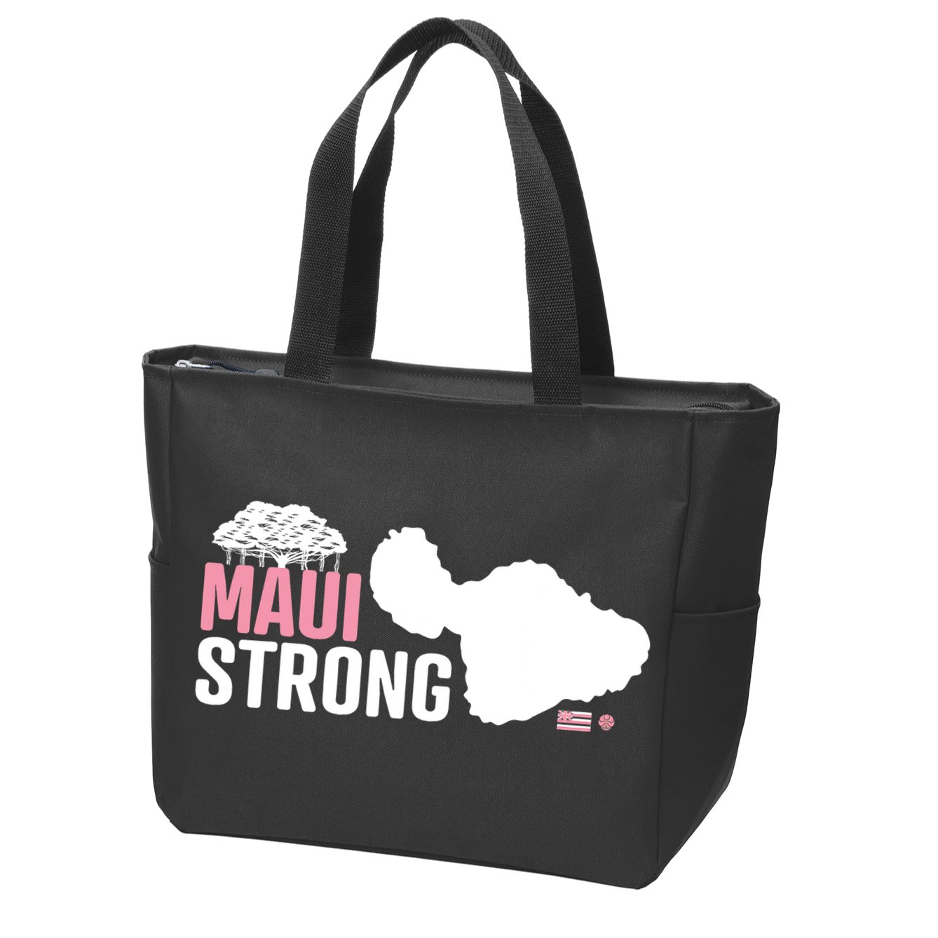 Pray For Maui Hawaii Strong Lahaina Strong Zip Tote Bag