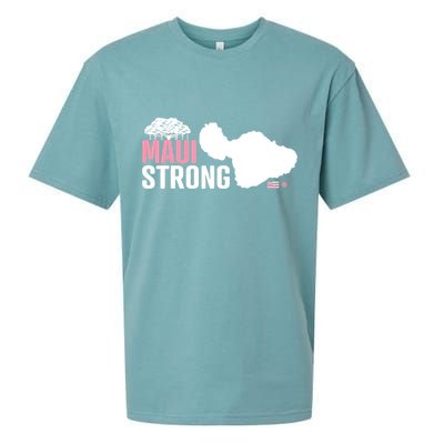 Pray For Maui Hawaii Strong Lahaina Strong Sueded Cloud Jersey T-Shirt