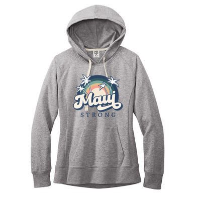 Pray For Maui Hawaii Strong Support Hawaii Women's Fleece Hoodie