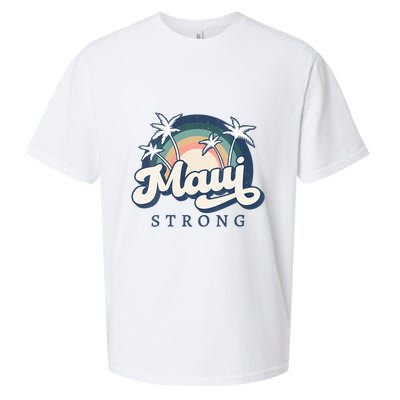 Pray For Maui Hawaii Strong Support Hawaii Sueded Cloud Jersey T-Shirt