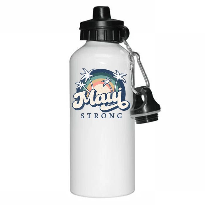 Pray For Maui Hawaii Strong Support Hawaii Aluminum Water Bottle