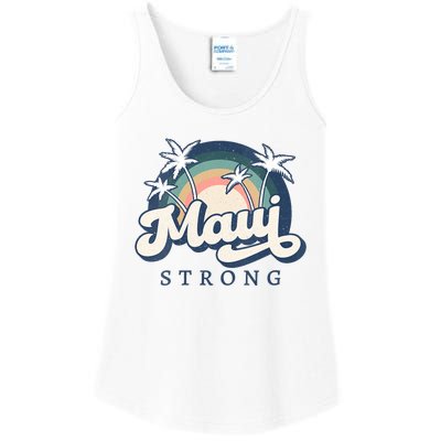 Pray For Maui Hawaii Strong Support Hawaii Ladies Essential Tank