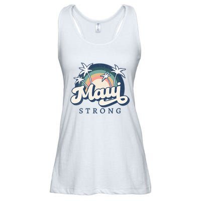 Pray For Maui Hawaii Strong Support Hawaii Ladies Essential Flowy Tank
