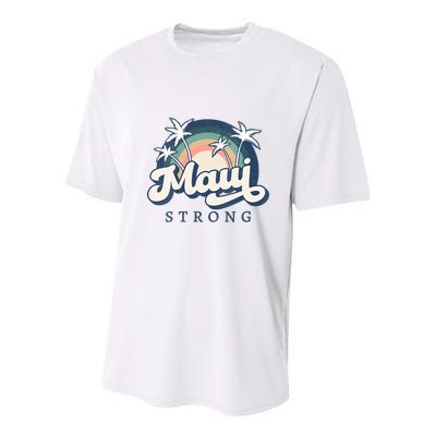 Pray For Maui Hawaii Strong Support Hawaii Youth Performance Sprint T-Shirt