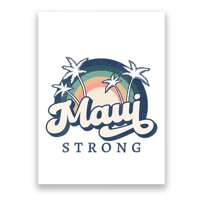 Pray For Maui Hawaii Strong Support Hawaii Poster