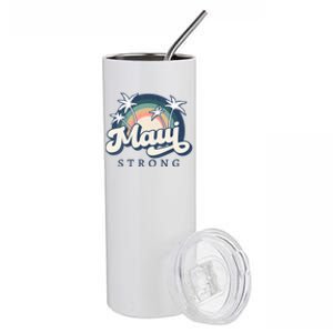 Pray For Maui Hawaii Strong Support Hawaii Stainless Steel Tumbler