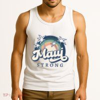 Pray For Maui Hawaii Strong Support Hawaii Tank Top