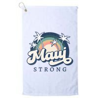 Pray For Maui Hawaii Strong Support Hawaii Golf Towel